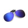 Clip para Óculos de Sol Polarizado Masculino Quadrado Clip para Óculos de Sol Polarizados com Miopia Clip Externo para Óculos de Sol Feminino