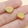 Contas Espaçadoras de Liga Estilo Chinês Sorte e Fortuna com Caractere "Fu", Lótus, Nó Chinês, Lingote de Ouro, Repolho Acessórios para Joias DIY Atacado