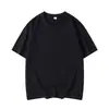 Camiseta de Algodón Puro de Peso Pesado 290g, Hombro Caído, Cuello Redondo para Mujer, Estilo Suave, Modelo Básico Simple, Venta al por Mayor Dropshipping