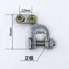 Conector de Terminal de Bateria de Carro Miniatura, Terminal Mini Duplo de Parafuso em Liga de Zinco