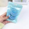 Dulce Niña Color Caramelo Cuerda para el Cabello Color Degradado Anillo para el Cabello Tipo Línea Telefónica Cuerda para el Cabello para Mujer Banda para el Cabello sin Marcas Adorno para el Cabello
