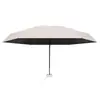 Atacado 50% de desconto Mini Guarda-chuva Portátil para Dias de Sol e Chuva, Guarda-chuva Preto com Revestimento para Proteção Solar Feminino, Personalizável com Impressão de Logo