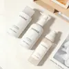 Frasco Borrifador Hidratante de Pet com Ombro Plano 100ml Frasco para Loção de Material Pe Touch Personalizado 200ml 300ml