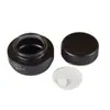 Frasco Redondo Reto 30G50G50Ml100Ml120Ml Frasco Preto Frasco de Vidro Tampa de Rosca Pronta Logotipo Personalizado Sofisticado