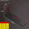 Suporte de Prateleira Reforçado em Ângulo Reto de 90 Graus Suporte Angular em L Fixador de Móveis Suporte de Ângulo de Chapa de Ferro Conector de Fixação