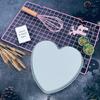 Spot forno doméstico ferramentas de cozimento DIY assadeira 8 polegadas chiffon alta temperatura silicone silicone molde de bolo do amor