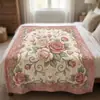 Manta Romántica para el Día de San Valentín, Manta de Verano para Aire Acondicionado, Manta de Dormir para Ocio en Casa, Manta de Oficina