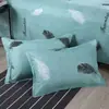 Funda de almohada simple estampada 48*74 cubierta para inserto de almohada, funda de almohada engrosada para adultos, universal para dormitorios y hoteles