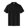 Nueva camiseta polo casual de verano, cómoda, antiarrugas, de cuatro botones, color liso, con solapa, para hombres y mujeres, camiseta de manga corta, ropa de trabajo