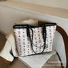 Bolsa Grande de Grande Capacidade para Viagens Internacionais para Mulheres Novo Estilo Outono e Inverno 2026 Bolsa Tote de Moda de Alta Qualidade para Trabalho e Aula Bolsa de Ombro Grande