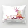 Regalo de Navidad Regalo de Año Nuevo almohada de poliéster cojín de coche respaldo de casa almohada larga funda de almohada personalización