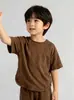 Camiseta de Verano Yilala Huimunhuai para Niños, Ropa Infantil, Tops Transpirables de Manga Corta para Niños y Niñas, Bebé