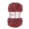 Hilo de Peluche de Lana Rizada de Oso Hecho a Mano Diy 50G Tejer Estilo Ins Bufanda Sombrero Muñeco de Dibujos Animados Hilo