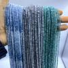 2*2mm acuamarina natural degradada cuadrada cuentas sueltas sección de piedra natural cuadrado pequeño tridimensional accesorios de joyería DIY lote