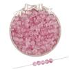 8mm de vidro gelo transparente dupla talão de tinta florescendo contas de ouro DIY artesanal colar pulseira jóias acessórios contas soltas