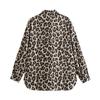 Conjunto de camisa y pantalones rectos con estampado animal para mujer, estilo transfronterizo europeo y americano, primavera de 2024, B63051/52