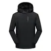 Jaqueta esportiva masculina, novo modelo de outono, moletom esportivo com capuz, top casual simples e versátil com zíper para homens