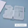 Molde de Silicone para Resina Cristal DIY Papoula Ilha Campo em Terraços Criativo Gota d'Água Atacado