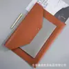 Bolsa de Cuero Horizontal para Cosméticos, Documentos de Oficina de Gran Capacidad A4, Recibos, Regalos de Festival Hechos a Medida de Buena Calidad