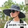 Gorra de Punto de Verano Transpirable de Nuevo Estilo para Hombre, Sombrero con Visera Grande Cs Protección Solar Sombrero para el Sol Sombrero de Montañismo Pesca Pescador