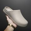 Verano Nuevo Zapatillas de Suela Blanda Transfronterizas Talla Grande Moda Sandalias Casuales Antideslizantes Zapatillas de Trabajo Baotou para Hombre