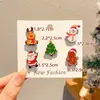 Broche de Papá Noel Europeo y Americano Atmósfera Lindo Pin Personalidad Festiva para Mujer Insignia Creativa Hebilla de Pin de Dibujos Animados Decoración