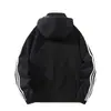 Jaqueta masculina de outono 1256 casaco masculino de três barras moda masculina corta-vento fino casual masculino