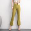 Pantalones de yoga para mujer, cintura alta, levantamiento de cadera, elásticos, ajustados, deportivos, hasta los tobillos, para correr, de secado rápido, con sensación de desnudez, adelgazantes, para fitness.