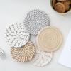 Porta-copos de Mesa Puramente Tecidos à Mão, Para Xícaras de Café, Canecas, Mesa de Jantar Corda de Algodão, Armazenamento Simples de Jogos Americanos