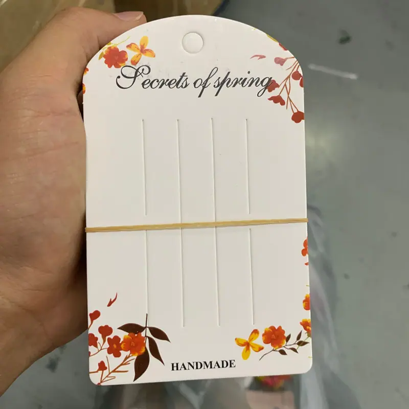 花草发夹短卡