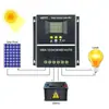Controlador solar de 60-100 amperios panel fotovoltaico generación de energía carga 12/24/48V adaptable RV dedicado