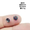 En stock al por mayor, retención de color duradera, tapas de flor gris hierro, tapas de cuentas, estilo vintage, accesorios para pulseras y joyería DIY