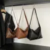 Bolso Tote de Cuero Suave Vintage Gran Capacidad Estilo Perezoso para Mujer 2025 Nuevo Estilo Simple Versátil para Viajes y Uso Diario Bolso de Hombro Cruzado