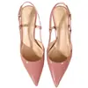 Tacones Altos de Aguja con Punta de Charol, Modernos y Elegantes, Sandalias de Tacón Alto Cerradas, Tacones Altos de Lujo Ligero para Mujer, Transfronterizo