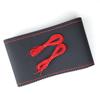 Funda de volante universal de microfibra de cuero cosida a mano, generación transfronteriza, fábrica de fundas para volante de coche Four Seasons, venta al por mayor