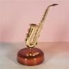 Novo Instrumento Musical Oitava para Caixa de Música Decorações Criativas Saxofone Trompete Corrente de Instrumento Musical com Corda Caixa de Oitava a Corda