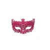 Amazon Carnival Máscara de Zorro de Media Cara Polvo Dorado Hueca Fiesta de Baile Halloween Plástico Veneciano Máscara de Maquillaje