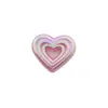 Color AB electrochapado agujero recto estrella hueca corazón a corazón corazón de melocotón cuentas sueltas DIY cadena de teléfono móvil colgante material decorativo con cuentas