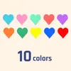 Adesivos em Formato de Coração para Diários, Adesivos Coloridos em Formato de Coração para Crianças, Adesivos de Recompensa em Formato de Coração de Amor para Jardim de Infância, Decorações de Atividades