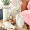 Vaso Nórdico de Plástico para Casa Sala de Estar Vaso de Simulação Resistente a Quedas Decoração Criativa Simples Transfronteiriço Quente