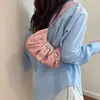 Nuevo estilo retro americano de viajero, bolsa de mano grande de pliegues para el verano 2026, bolso de hombro simple para mujer