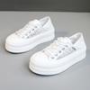 [Personalizado] Br612 Zapatos Blancos Nuevos para Mujer Verano 2024 Malla Transpirable Zapatos Deportivos Tenis Versátiles Suelas Gruesas