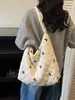 Bolsa de Gran Capacidad para Hilo de Bordado de Diamantes 2025 Nueva Versátil para Viajes Diarios Bolso de Hombro Cruzado para Mujer Bolso de Algodón Bolso Tote