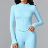 Conjunto de yoga ajustado sin espalda transfronterizo europeo y americano, ropa de fitness de secado rápido, pantalones cortos deportivos de manga corta para correr al aire libre y pantalones de yoga