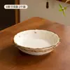 Cuencos y Platos Vintage Cocidos en Horno, Vajilla, Platos de Servir, Cuencos de Arroz para el Hogar, Cuencos de Cerámica para Sopa y Fideos, Set Creativo de Cuencos y Platos, Jingdezhen