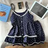 Conjunto de Camisola com Shorts e Bojos, Pijama para Meninas, Textura de Algodão Nuvem de Verão, Toque de Luxo, Conjunto Loungewear com Laço