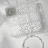 Cuentas de Cristal para Semillas de Colores y Estilos Mixtos de 28 Compartimentos Sueltas para Pulseras, Collares, Aretes, Pasadores Hechos a Mano de Bricolaje Materiales con Envío Gratis