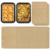 Papel para Air Fryer Papel para Cozinhar no Vapor Papel para Assar Barra de Bolo Churrasco Papel Absorvente de Óleo Papel à Prova de Gordura Papel de Óleo de Silicone Papel Manteiga