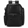 Mochila Masculina, Mochila de Couro Crazy Horse, Bolsa Escolar de Couro Bovino, Mochila de Grande Capacidade, Bolsa de Viagem, Bolsa de Ombro Masculina para Negócios