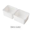 Caja de almacenamiento transparente con tapa, ideal para papelería, anillos para el cabello, cosméticos, multiusos, para el hogar, objetos pequeños, con doble tapa abierta, organizador.